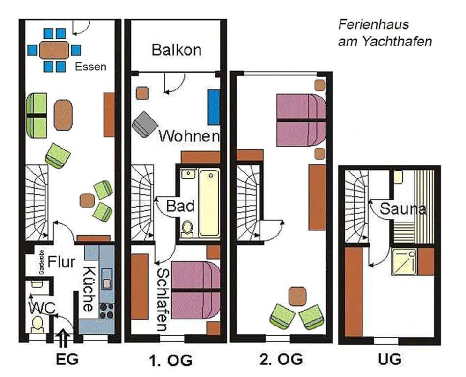 Ferienhaus Suedblick Am Yachthafen Breege Extérieur photo